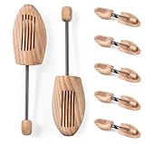 Blumtal® Schuhspanner für Damen und Herren aus Echtholz im 2er Set - Knickschutz Schuhe - Schuhstrecker Kiefernholz - Schuhspanner Herren - Schuspanner Damen - Shoe Tree- Schuhstrecker - Gr. 42-43