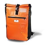 Red Loon Kurier Rucksack orange Courier Bag Kuriertasche LKW- Plane Backpack Kurierrucksack