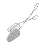 Cabilock 1Stk Brotklammer küchenhelfee küchengriffe the angri the attack Brotgreifer Kuchenzange Salatklemme Kochzange Lebensmittelclip Backwerkzeug für den Haushalt Zinklegierung Silver
