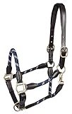 PFIFF 102551 Lederhalfter 'Lina', blau-beige Full