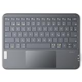 Inateck Tablet Tastatur mit Touchpad, Ultraleichte Tastatur Kabellose QWERTZ Deutsch mit Trackpad, kompatibel mit iPad/Tablet/Windows/Laptop/PC,KB01105