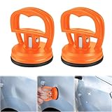 Flintronic Auto Dent Saugnapf, Heavy Duty Saugheber (2er Set), Vakuumsauger Gummisauger, Dent Abzieher, Saug-Näpfe Saugnapfhalter Saug-Heber zum Anheben und Entfernen von Glas, Computer-Bildschir (2S)