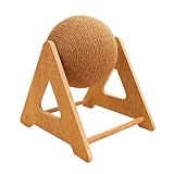 Interaktives Katzenkratzspielzeug mit Ball, Kratzspielzeug, sehr unterhaltsames Katzenspiel, für Kätzchen, und Chinchillas – ansprechendes Haustierspielzeug, 29 x 23 x 30 cm