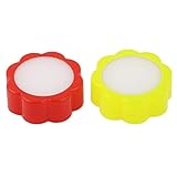 2 Stück und langlebig zählen Schwamm Form Schwamm Finger nass für das Zählen von Bargeld für Office Bank verwenden rot+ gelb kostengünstig und langlebig