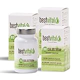 BIO Colostrum - 180 Kapseln [400mg/Stück] | 100% Erstmilch aus DE/AT | Kinder & Erwachsene | Hochdosiertes Kolostrum zur Unterstützung des Immunsystems | Hohe Verträglichkeit | Deutsches BIO-Siegel