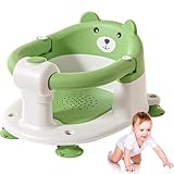 Tuxxjzm Kleinkind-Badesitz – Duschsitz für Kleinkinder, zum Sitzen in der Badewanne, Badesitz für Kleinkinder, Sit-up-Badewannensitz für Kinder, ab 6 Monaten, Mädchen und