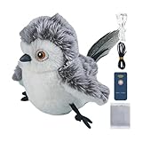 Vriusi Flying Flapping Bird with Catnip, Realistic Interactive Cat Feather Toys, Soft and Cozy Kitten Toys, Flapping Bird for All Breeds, Catnip Toys Perfect for Engaging and Playful Feline Fun