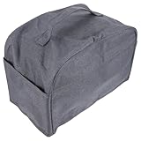 DIYEAH Toaster Staubschutz aus Waschbarem Polyester mit Tasche Wiederverwendbare Schutzabdeckung für Brotbackautomaten Schmutzabweisend Passend für Kleine Modelle