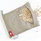 uncn Kirschkernkissen Mikrowelle mit Abnehmbare Abdeckung, Kirschgrubenkissen 24x20cm, Wärmekissen Mikrowelle, 100% Baumwolle Waschbare Abdeckung, 740g
