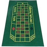 Trade Shop Traesio Tischläufer aus Filz, für Roulette Spielball Casino Games