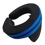 LeeQinersw Gokart Nackenschutz Nackenpolster Schutzpolster Nackenkrause Als Leichte Schutzvorrichtung Aus Atmungsaktivem Netzstoff Und Schwamm für Kinder Und Er, Blauer Erwachsener