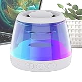 Drahtloser Golf-Lautsprecher, magnetischer drahtloser Lautsprecher | Coole dynamische LED-Leuchten, magnetische Telefonständer-Lautsprecher,IPX5 wasserdichte tragbare Lautsprecher mit lautem Klang für