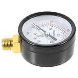 LIFKOME Druckmessgerät für Ölfreie Kompressoren Präziser Popcornmaschinen drucksensor Einfach zu Installierender Luftdruckmesser für Kleine Pumpen und Unmittelbare Verbindung Zuverlässige