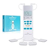 Easy@Home TENS Gerät Reizstromgerät: Muskelstimulator zur Schmerzlinderung und Entspannung am Rücken & Nacken & Schultern & Joint & Bein usw - PL-009