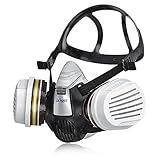 Dräger X-plore 3300 Chemiearbeiterset mit A1B1E1K1 Hg P3 Kombi-Filter – Halbmaske für Chemiearbeiten, zuverlässiger Schutz gegen Dämpfe, Gase und Fein-Staub, Größe M