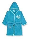 Playshoes Unisex Kinder Frottee-Bademantel Morgenmantel, Meerestiere, 98/104