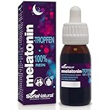 Melatonin Tropfen 330 Nächte - 50ml Melatonin Hochdosiert Um Besser zu Schlafen und Einen Tiefen, Erholsamen Schlaf zu genießen - Spray und Tabletten Alternative