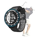 Canmore TW411 Golf-GPS-Uhr mit Fitness-Tracker, über 41.000 kostenlose vorinstallierte weltweite Kurse, aktualisierter IC-Chip, Blau