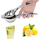 JOPHEK Zitronenpresse Handpresse, Zitruspresse Manuell, Schweres Saftpresse Manuell, 7cm Durchmesser Lemon Squeezer für Küche, Bar, Restaurant, Sicher und Langlebig - Spülmaschinenfest (1)