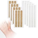 Wundverschlussstreifen Hautverschlüsse Strips 24 Stück Wundnahtstreifen Klammerpflaster 100 x 12 mm Klebebandagen Pflaster für Erstehilfekit