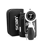 SCIAN Manuelles Blutdruckmessgerät, Aneroid Sphygmomanometer zur Messung am Oberarm mit europäischer Manschette (22-42 cm), inklusive Tragetasche für Krankenpfleger, Ärzte, Senioren, Erwachsene, Weiß