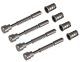 Windhager Federstift-Set für Insektenschutzfenster, Montageset, metallic grau, für Spannrahmenfenster Plus und EXPERT, 03628