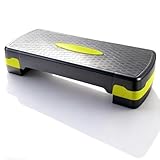 Aerobic Steppbrett,Stepper für Zuhause,Rutschfestes Trainingsgerät für Cardio, Fitness,Höhenverstellbar Step Bench mit 3 Stufen,10/15/20 cm