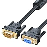 ESTCNK Hochwertiges VGA-Kabel, VGA-Verlängerungsadapterkabel, hohe Klarheit, Übertragung