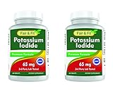 Stück Kaliumjodid 65 mg Nahrungsergänzungsmittel, 60 Tabletten | Potassium iodide tablets 65 mg (2 Stück)