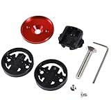 Zkydhbd Fahrradcomputer Halterung Stoppuhr Tacho Halterung Vorbau Top Kappe Kilometerzähler Halterung Radfahren Vorbau Top Mount Adapter