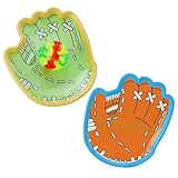 Kustimantu Ballspiel zum Werfen und Fangen, Pool-Spielset mit LED-Ball – Aktivitäten im Freien mit Handschuhen für Erwachsene, Jugendliche, Garten, Park, Schule