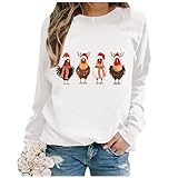 Carnival Activewear Hosen für Damen bademode Damen große größe gr. Cup f Bodies Damen Basic Outdoor Hosen für Damen Strickjacken für Damen only Pullover Damen Baumwolle elegant(White, XL)