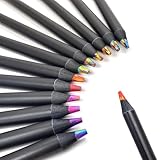 Rixotix Regenbogenstifte 12 Farben, Besondere Stifte für Kinder &Erwachsene, Jumbo Buntstifte für kreatives Malen & Basteln, Dicke Buntstifte Mischfarben, Mehrfarbige Malstifte