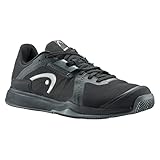 HEAD Men's Sprint Team 3.5 Clay Men Tennisschuh, schwarz/schwarz, 44.5