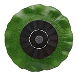 Beavorty Solarbetriebener Springbrunnen mit Lotusblatt Kompakt und Robust Schwimmender Solarbrunnen für Gartendekoration und Vogeltränke