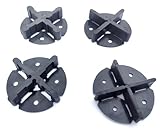 Fugenkreuze mit Teller Fliesenkreuze Terrassenplatten Plattenteller-Fugenbreite 3/4/5/6 mm Fugenkreuz mit Bodenplatte (100 Stk., 3 mm)