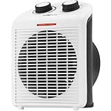 Clatronic® mobiler & kompakter Heizlüfter | Heizlüfter 2000W & 1000W | Heizkörper mit Ventilatorfunktion | Heizlüfter klein mit Kontrollleuchte & Überhitzungsschutz | HL 3761