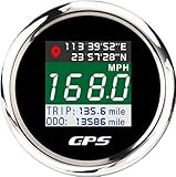 52MM GPS Geschwindigkeitsmesser Messgerät Digital Wasserdichte Boot Km/h mph Knoten Einstellbare GPS Antenne 9-32V fit Auto LKW Motorrad Marine