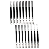 KALLORY 2 Sätze Bleistiftverlängerer Verlängerungswerkzeug für Kunstschreiben Bleistifthalter verlängern Metallstifte pencil extender Bleistiftverlängerung doppelseitiger Stiftverlängerer