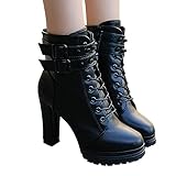 Damen Overknee Stiefel Spitze Stretch Boots Pumps Damen Bequemschuhe , Frauen Schnürhalbschuhe : Schuhe & Handtaschen Damen Bequemschuhe, Frauen Schnürhalbschuhe Damen Schnürstiefeletten Übergrößen