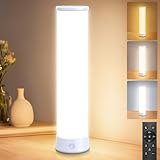 HANDSONIC Tageslichtlampe, Simulation von Tageslicht, bis zu 15.000 Lux Lichttherapielampe mit 3 Farbtemperaturen & stufenloser Helligkeit, 4 Timer-Einstellungen Sonnenlicht Lampe für Zuhause & Büro