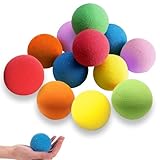 RNXSIB 12 Stück weiche Schaumstoffball Set, Eva Material 5 cm, SoftbäLle Für Sicheren Indoor, SchaumstoffbäLle Kinder, Ideal für Indoor Spiele In Wohnzimmer Oder Kinderzimmer