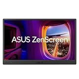 ASUS ZenScreen MB169CK - 15,6 Zoll tragbarer USB Monitor - Full HD 1920x1080, Dual Typ-C, Mini HDMI, Autorotation, leichtes Design, 360° Kickstand, ZenScreen Sleeve - IPS Panel, 16:9, entspiegelt