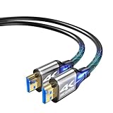 Zazalon 4K HDMI Kabel 1.5M (4K@60Hz 18 Gbit/s) Full HD1080p, 3D,Dynamic HDR, Dolby Atmos,High Speed mit Ethernet, Kompatibel mit Blu-ray,HDTV,PS5/4/3,Laptop,Projektoren,PC,Mehr