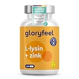 L-Lysin 400 Kapseln - 1000 mg L Lysin HCL/Tag - Aus pflanzlicher Fermentation - Essentielle Aminosäure mit Zink für Dein Immunsystem* - Vegan, laborgeprüft, ohne Zusätze