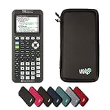 Calcuso Sparpaket: TI 84 Plus CE-T Python Edition Grafikrechner + Schutzhülle WYNGS schwarz + erweiterte Garantie von Calcuso