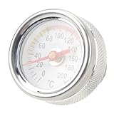Motorrad-Motoröltemperaturanzeige, 0 Bis 200 Grad Celsius, Genaue Messung, Einfache Installation für Motorradanwendungen