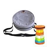 Transporttasche für Klapphocker, verstellbar, für Outdoor-Hocker – runde Tasche, kratzfest, für Wandern, Reisen, Grill, Balkon, , Sport, Aktivitäten im Freien | R