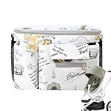 Kinderwagen-Organizer mit Flaschenhalter – Organizer für Kinderwagen mit Getränkehalter, wasserdicht, sicher und anliegend für Eltern und Kinder, Schloss, Beziehen Sie Sich auf die Beschreibung