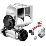 Rupse Hupe Luft Horn Kit, 150db lkw hupe mit Kompressor,laute Luft Horn mit Relais für alle 12V auto LKW PKW Boote Cars
